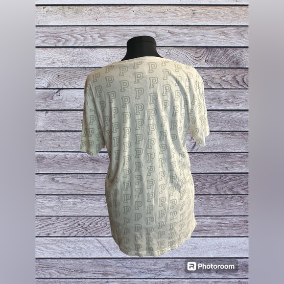 Victoria's Secret PINK Short Sleeve Campus Tee Size Large - Picture 2 of 3